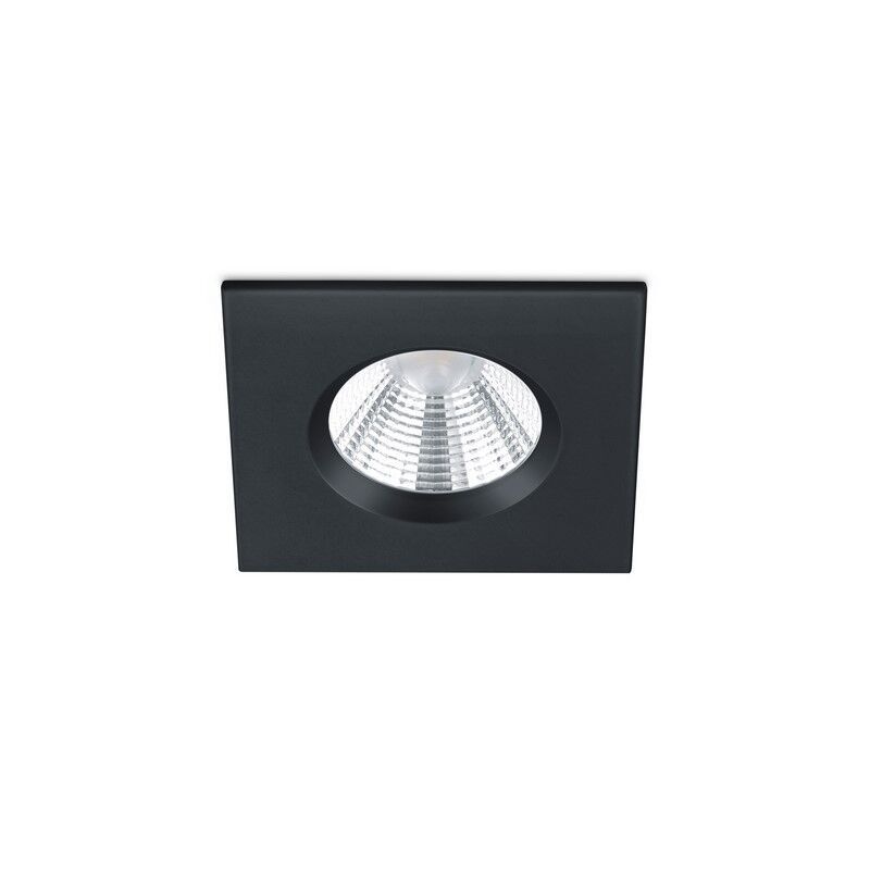 Spot încastrat baie modern negru, Iman, 5W, LED 3000K, IP65