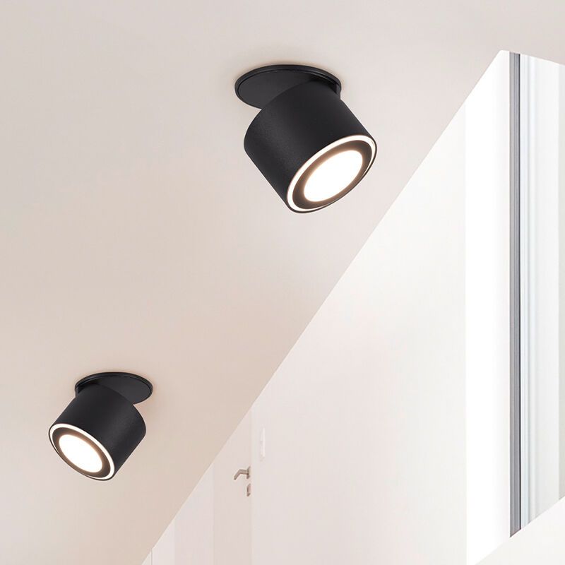 Lampă de tavan modernă neagră, Jorno, 3,5W, LED 3000K