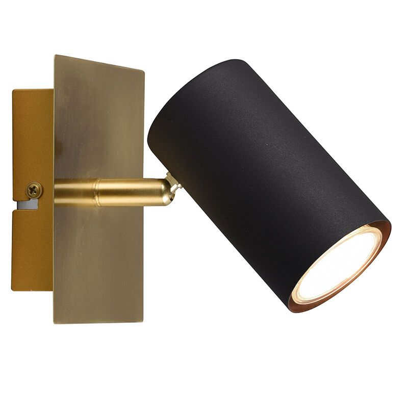 Spot de perete modern negru, Kaso