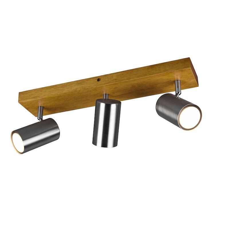 Spot LED de tavan modern nichel, Kaso