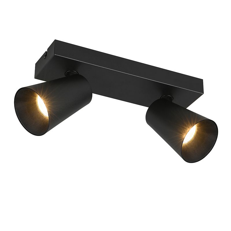 Spot LED de tavan modern negru, Rawien