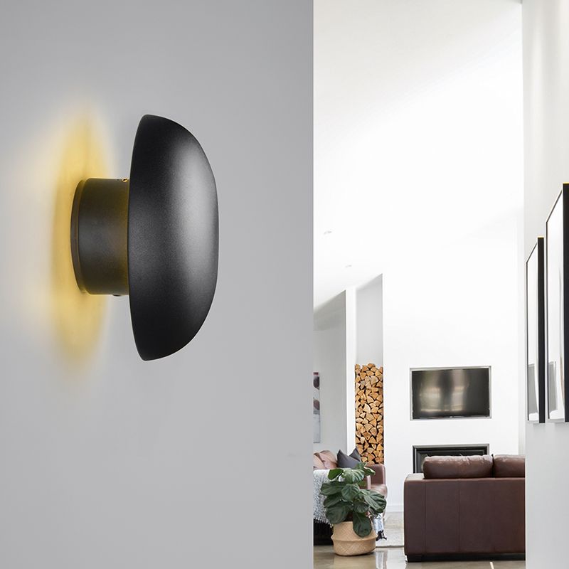 Aplică reîncărcabilă neagră din metal, Khaoula, 1,5W, LED 3000K, dimmabil în 3 trepte