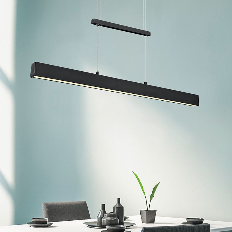 Lustră modernă neagră, Dinant, 21W, LED 3000K