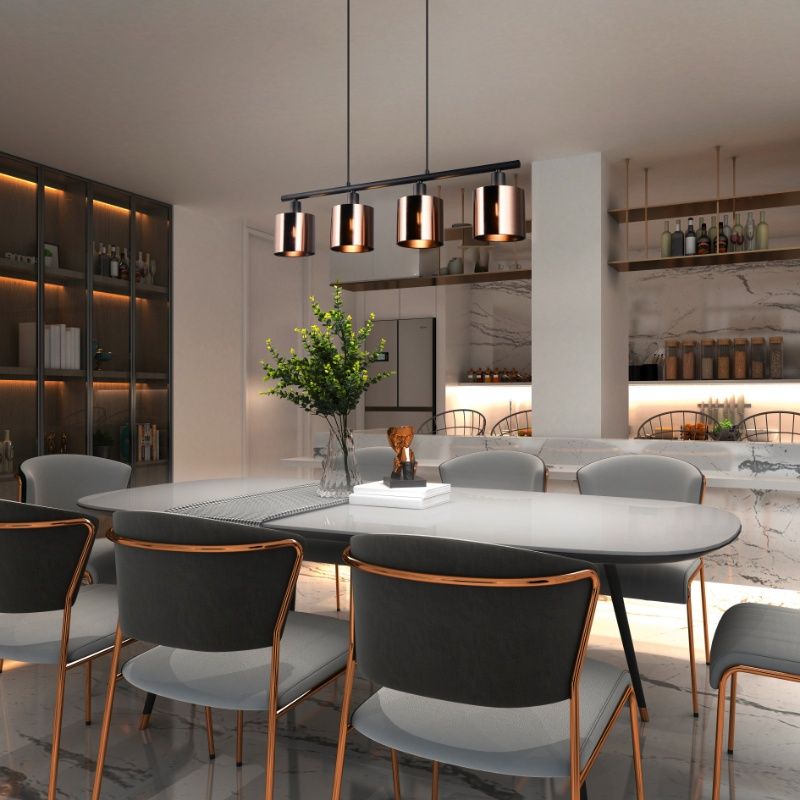 Lustră design bronz, Loeka