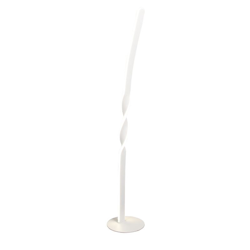 Lampadar design alb, Quirinus, 19W, LED 4000K, con întrerupător