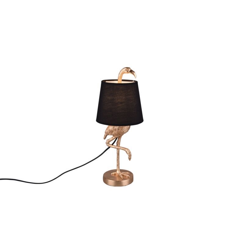 Lampă de masă modernă aurie, Marie, con întrerupător