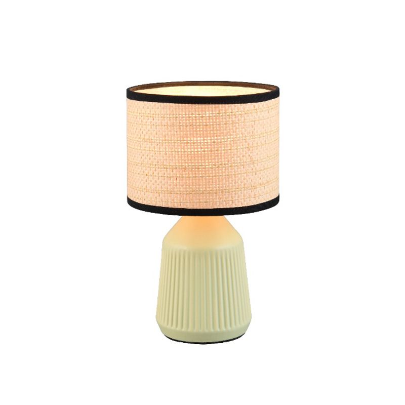 Lampă de masă din ceramică verde, Shivam