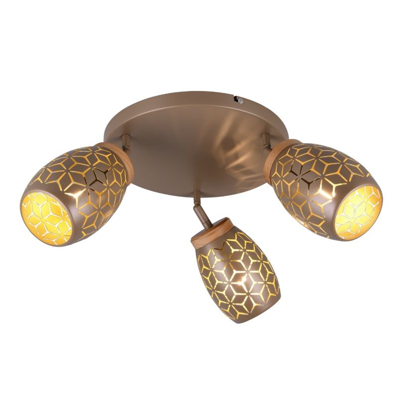 Spot LED de tavan modern maro, Delana