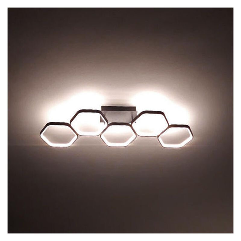 Lampă de tavan modernă antracit, Shaka, 24W, LED 3000K