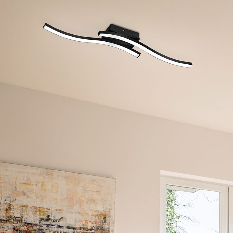 Lampă de tavan modernă neagră, Go, 5W, LED 3000K