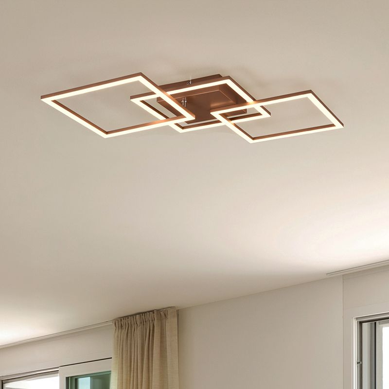 Lampă de tavan modernă maro, Margaux, 31W, LED 3000K Lampă de tavan modernă maro, Margaux, 31W, LED 3000K