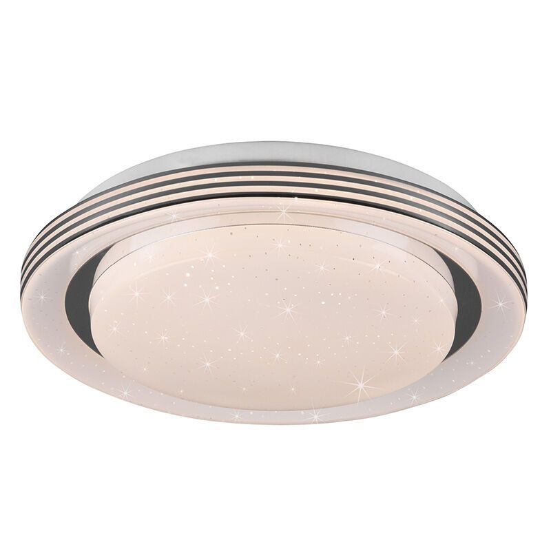 Lampă de tavan modernă albă, Alpha, 10,5W, LED reglabil de la alb cald la alb rece, con telecomando