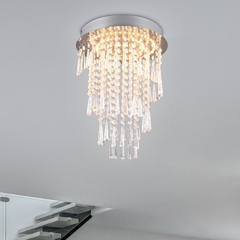 Candelabru design crom, Sjon, 18W, LED reglabil de la alb cald la alb rece, dimmabil în 3 trepte