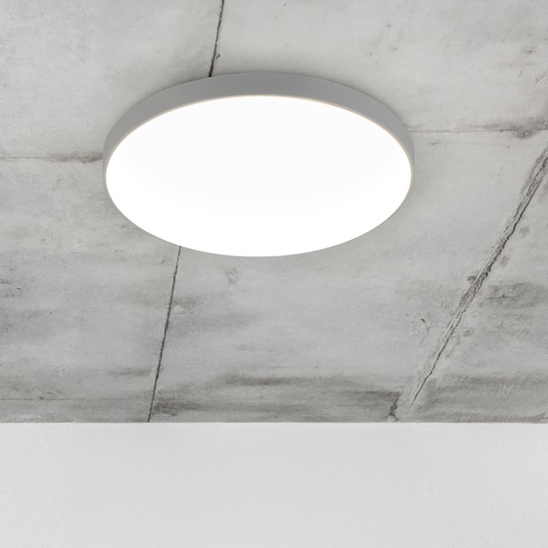 Lampă de tavan gri din plastic, Sharde, 18W, LED 4000K, IP44 Lampă de tavan gri din plastic, Sharde, 18W, LED 4000K, IP44