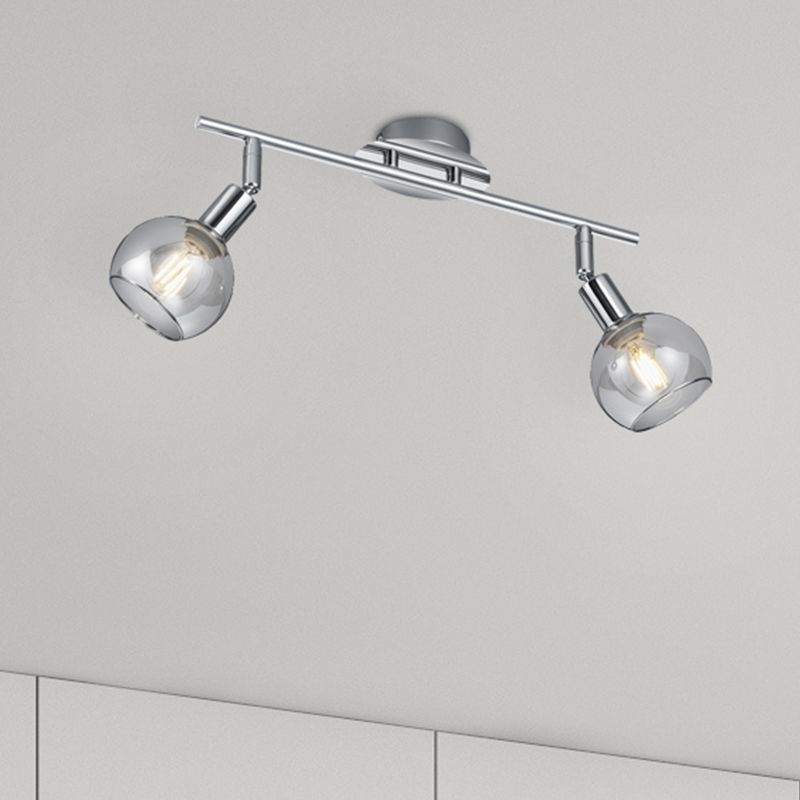 Spot LED de tavan modern crom, Omari