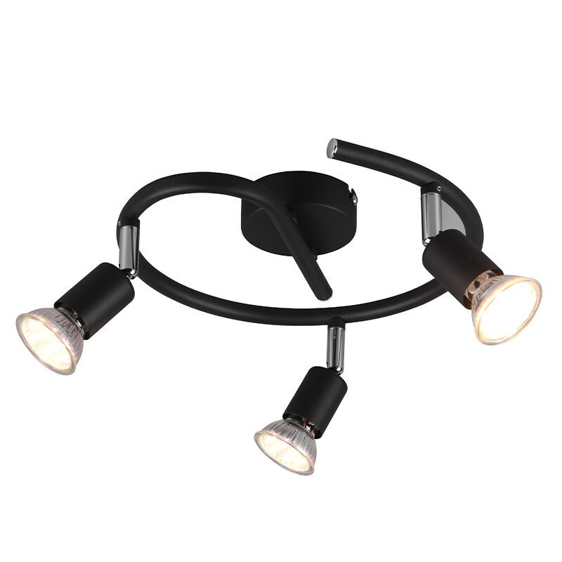 Spot LED de tavan modern negru, Belal