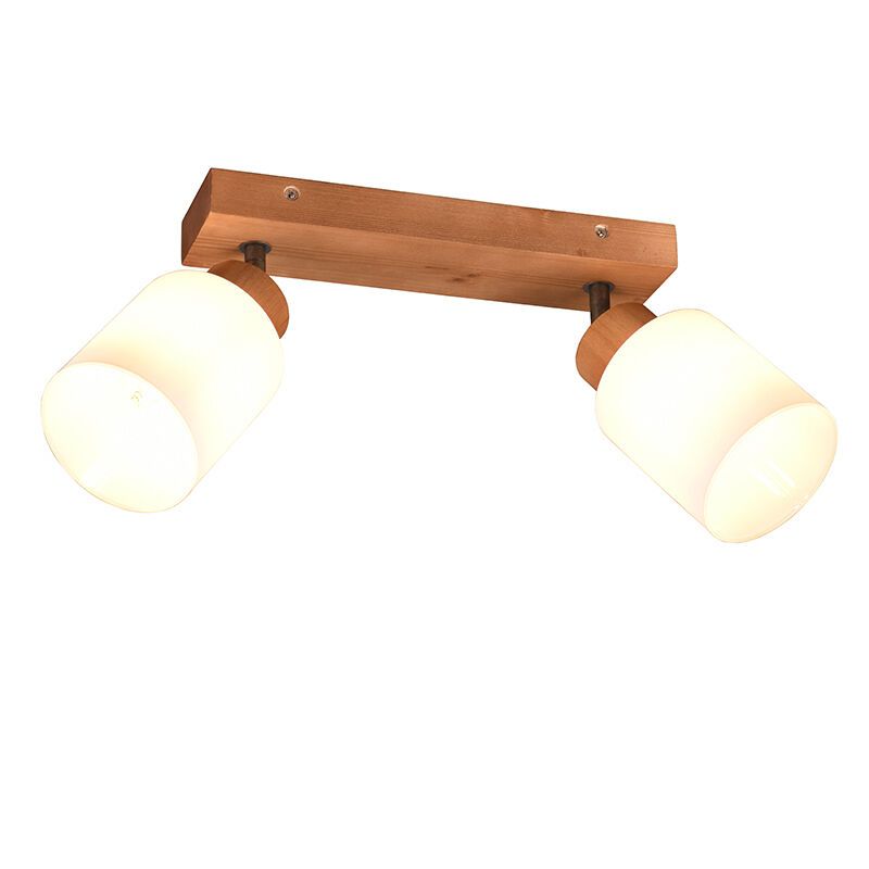 Spot LED de tavan rustic maro, Myron