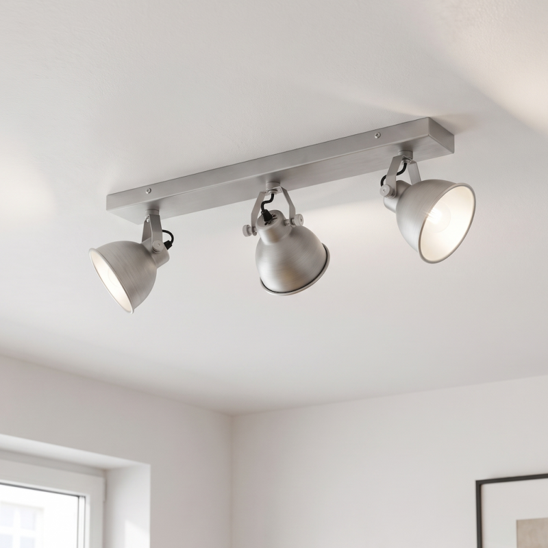 Spot LED de tavan gri industrial, Redon