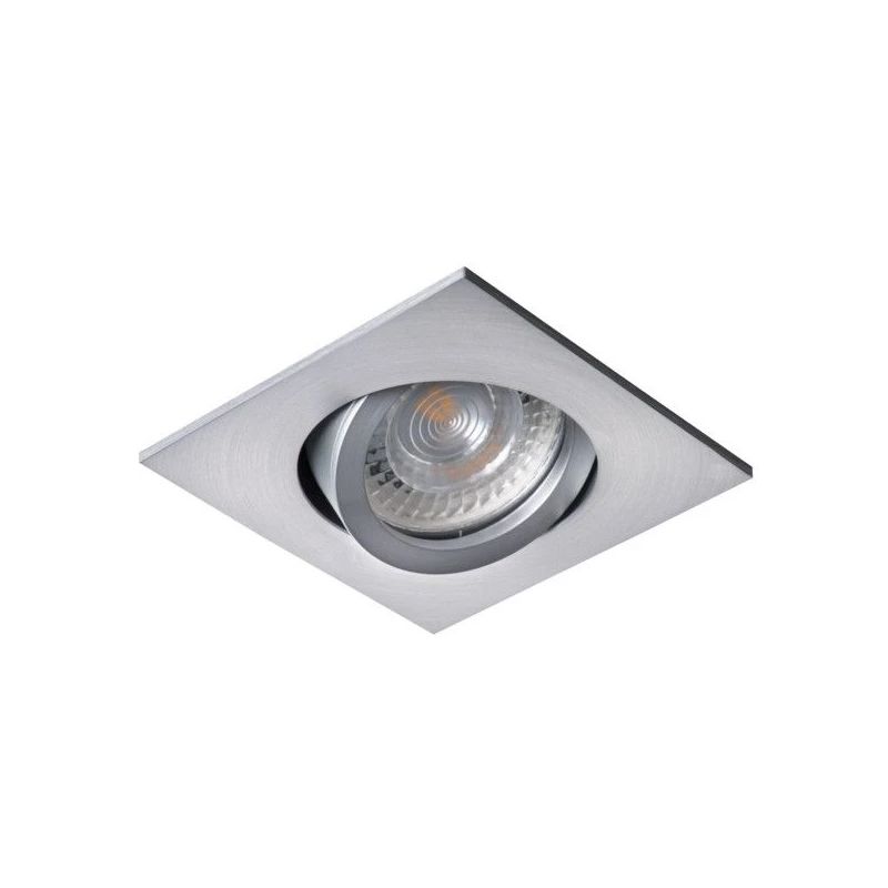 Spot încastrat gri din aluminiu, Evit