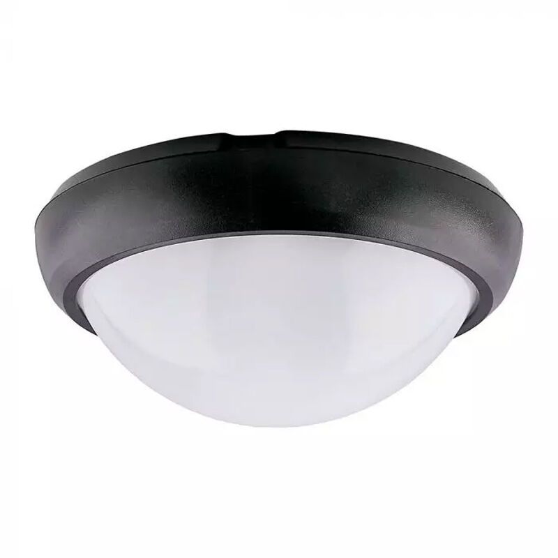 Lampă pentru galerii neagră din plastic, Xenia, 8W, LED 6400K, IP54