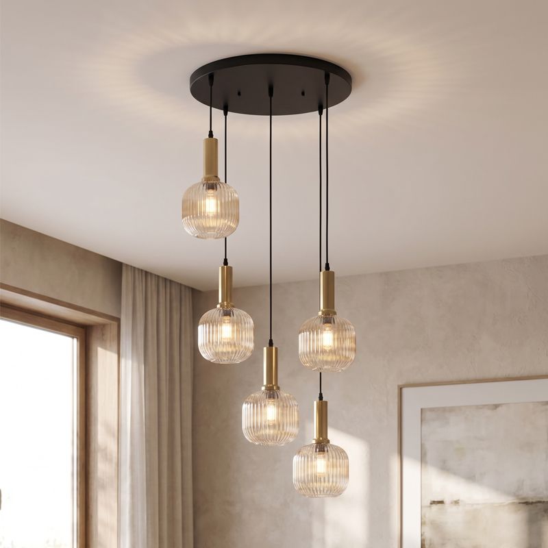 Lustră chihlimbar design, Charlois