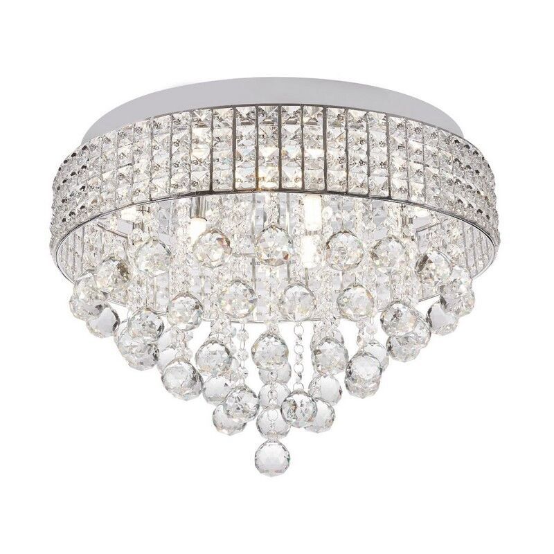 Lampă de tavan crom design, Mitzy
