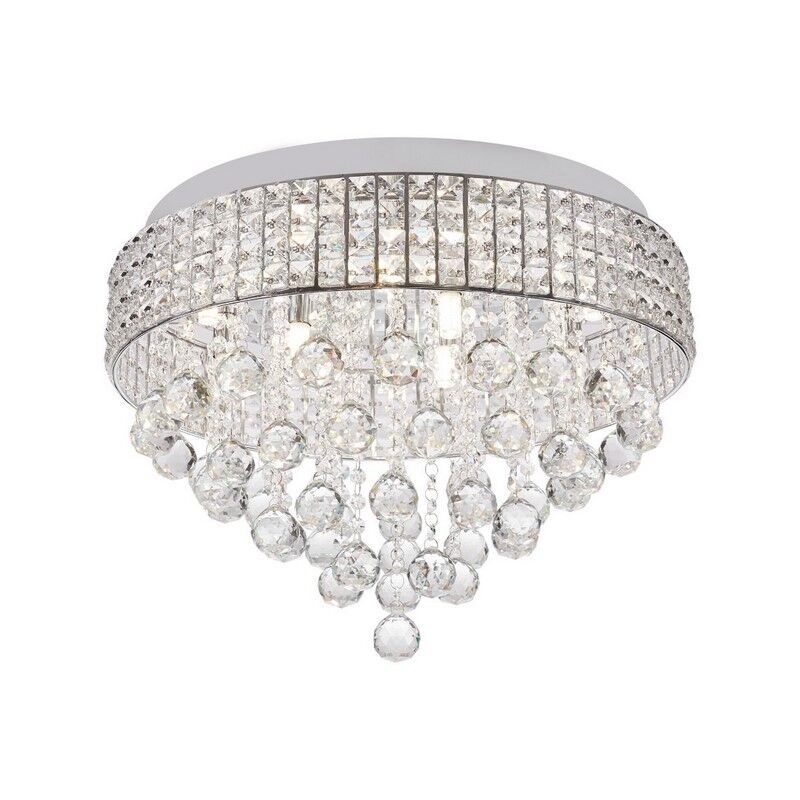 Lampă de tavan crom design, Mitzy