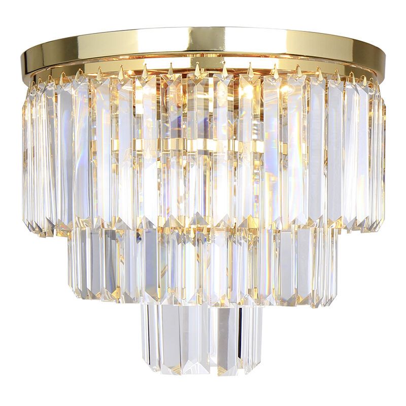 Plafonieră aurie design, Kajol