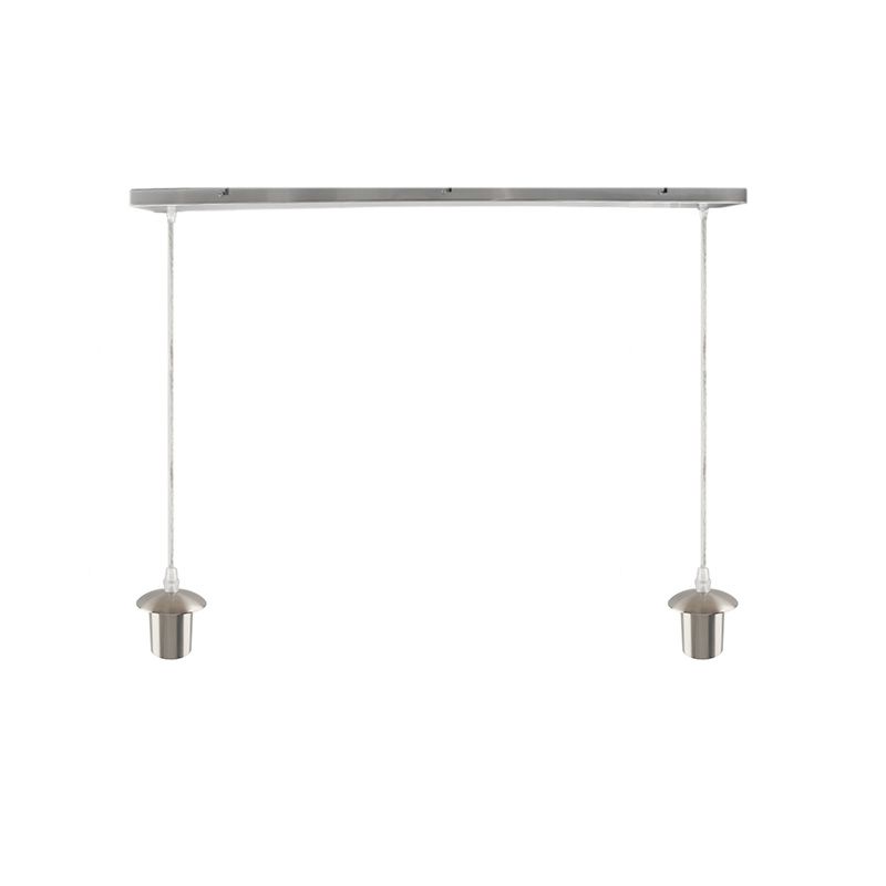 Aplică de perete fără abajur crom din aluminiu, Rika