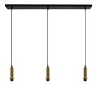 Aplică de perete fără abajur aurie din aluminiu, Rika