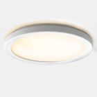 Plafonieră baie albă din plastic, Shivani, 8W, LED 3000K, IP44