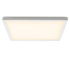 Lampă de tavan albă din plastic, Shona, 18W, LED 3000K, dimmabil în 3 trepte
