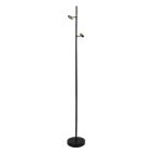 Lampadar fără abajur neagră din aluminiu, Rika