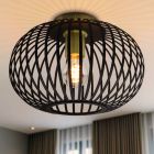 Lampă de tavan aurie industrială, Lieve