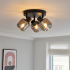 Spot LED de tavan negru modern, Craig