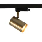 Spot pe șină monofazic bronz modern, Elena