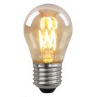 Lampă cu filament LED E27 Olucia, reglabilă, Tuelo, chihlimbar, 4W, 2200K