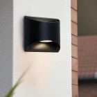 Lampă exterior neagră modernă, Stein, 8W, LED 3000K, IP54