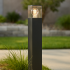Lampă exterior neagră modernă, Sanel, IP44