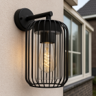 Lampă exterior neagră modernă, Enya, IP44