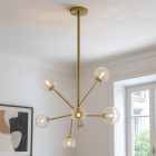 Lustră aurie design, Kaily