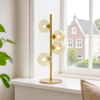 Lampă de masă verde design, Remo, con întrerupător