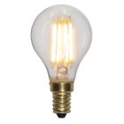 Bec sferic E14 cu reglare în 3 trepte, alb atmosferic extra, 4W