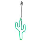 Bec LED cu șir de lumini din plastic, verde, Cactus, IP44