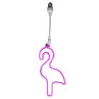 Bec LED cu șir de lumini din plastic, roz, Flamingo, IP44