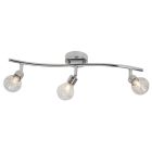 Spot LED de tavan crom din sticlă, Joleyn