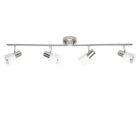 Spot LED de tavan crom din metal, Alaya