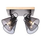 Spot LED de tavan negru industrial, Havin