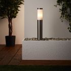 Lampă exterior crom din plastic, Tom, IP44