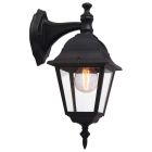 Lampă exterior neagră clasică, Adelyn, IP23